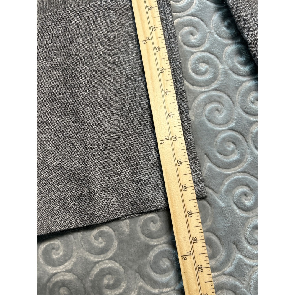 Talbots Bristol Pant Women's Size 6 Linen Blend Gray‎ Cropped Casual Office - Picture 5 of 8